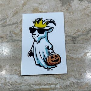 GOAT USA Halloween Sticker